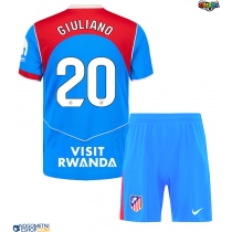 Otroški Nogometni dresi Atletico Madrid Giuliano Simeone #20 Tretji 2025-26 Kratek Rokav (+ Kratke hlače)